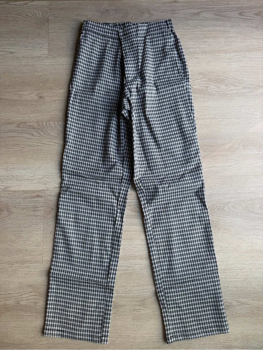 Full Tilt Black & White Checkered Chinos